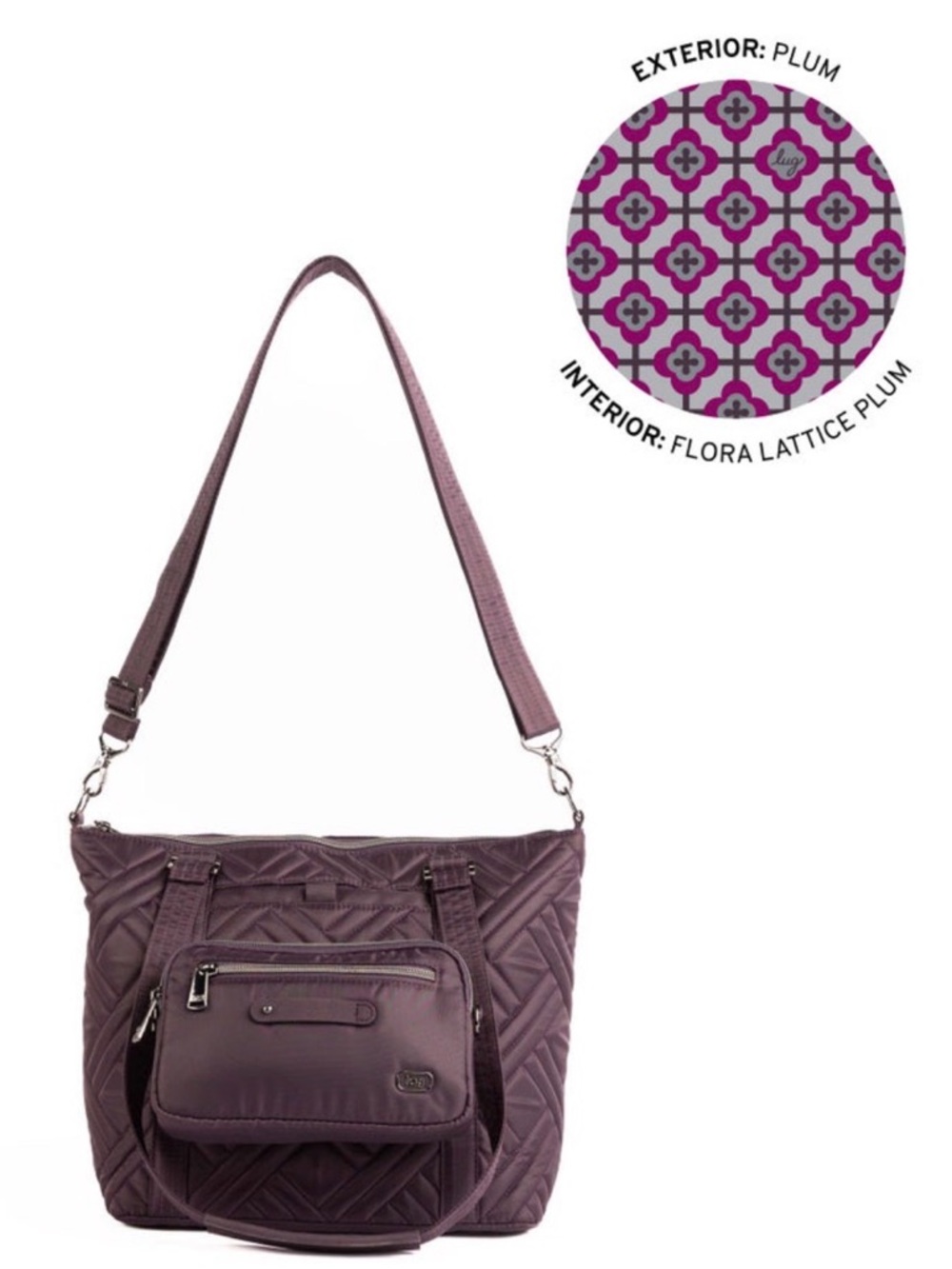 New 💜LUG Catamaran Tote Bag & Removable Pouch